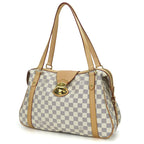Louis Vuitton Tote Bag Stresa PM Damier Azur Nubuck White Gold Hardware — view 2