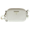 Prada Saffiano Mini Pouch Shoulder Bag Ivory Leather