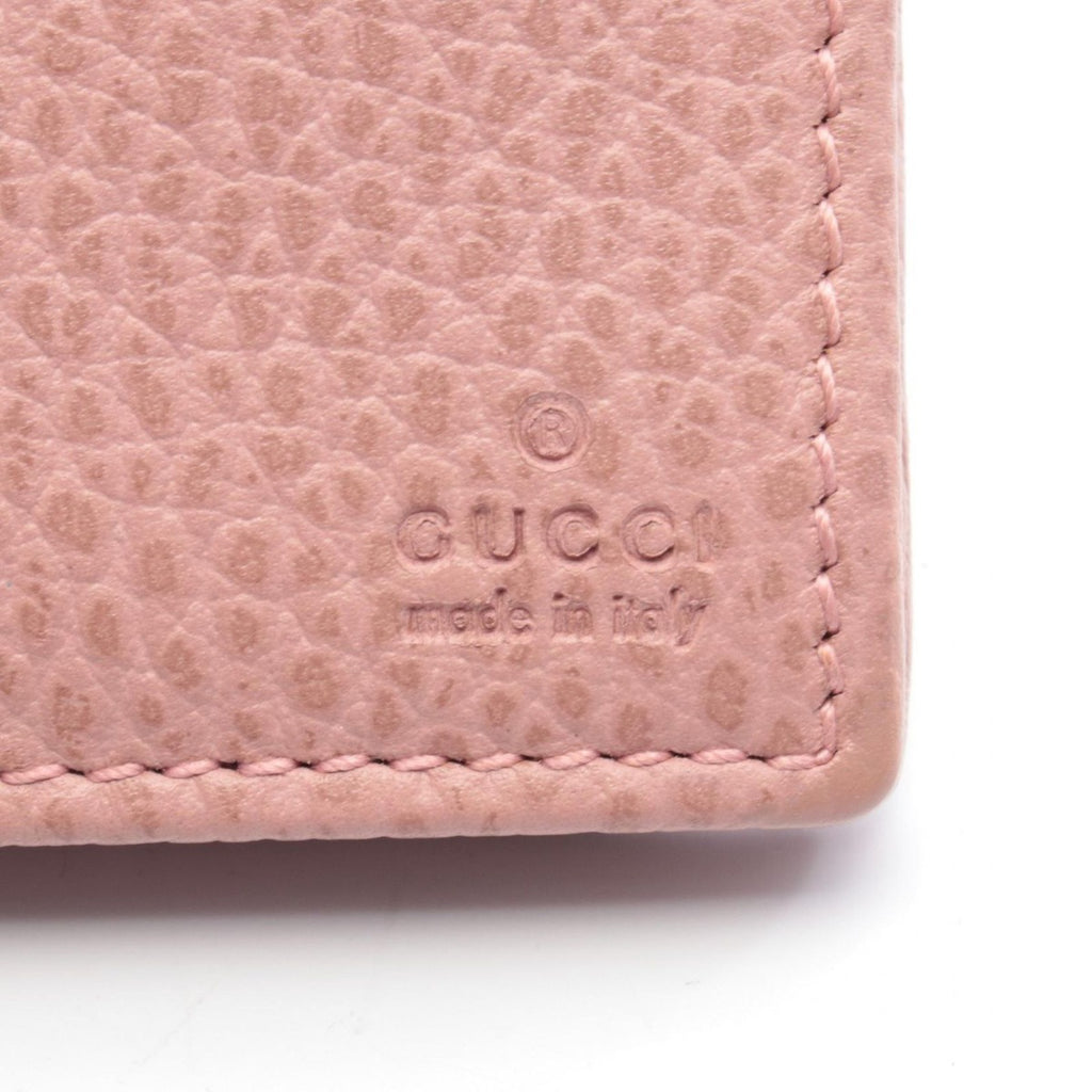 Gucci Shoulder Bag Swing Pink Leather Wallet — view 4