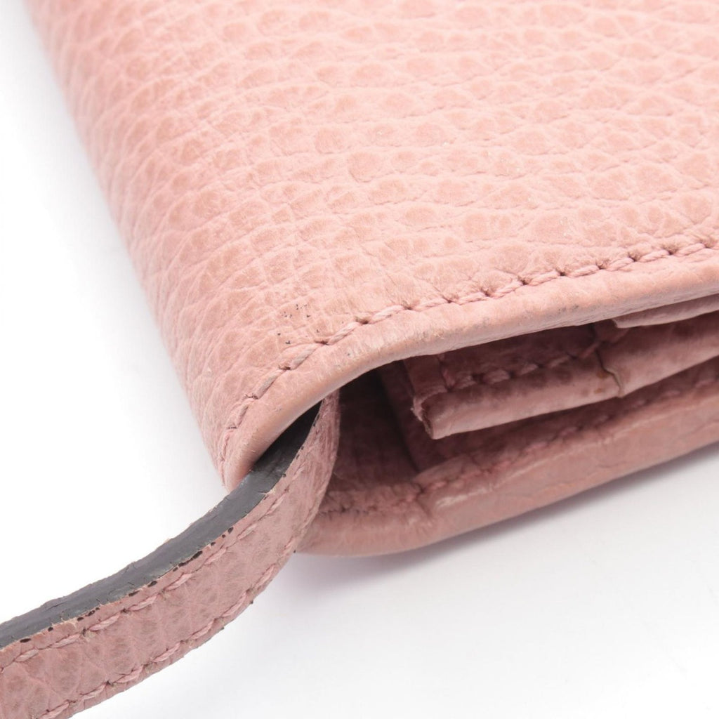 Gucci Shoulder Bag Swing Pink Leather Wallet — view 6