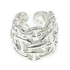 Hermes Ring Chaine D'ancre GM 46 Silver
