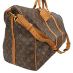 Louis Vuitton Boston Bag Monogram Keepall Bandouliere 60 Brown — view 2