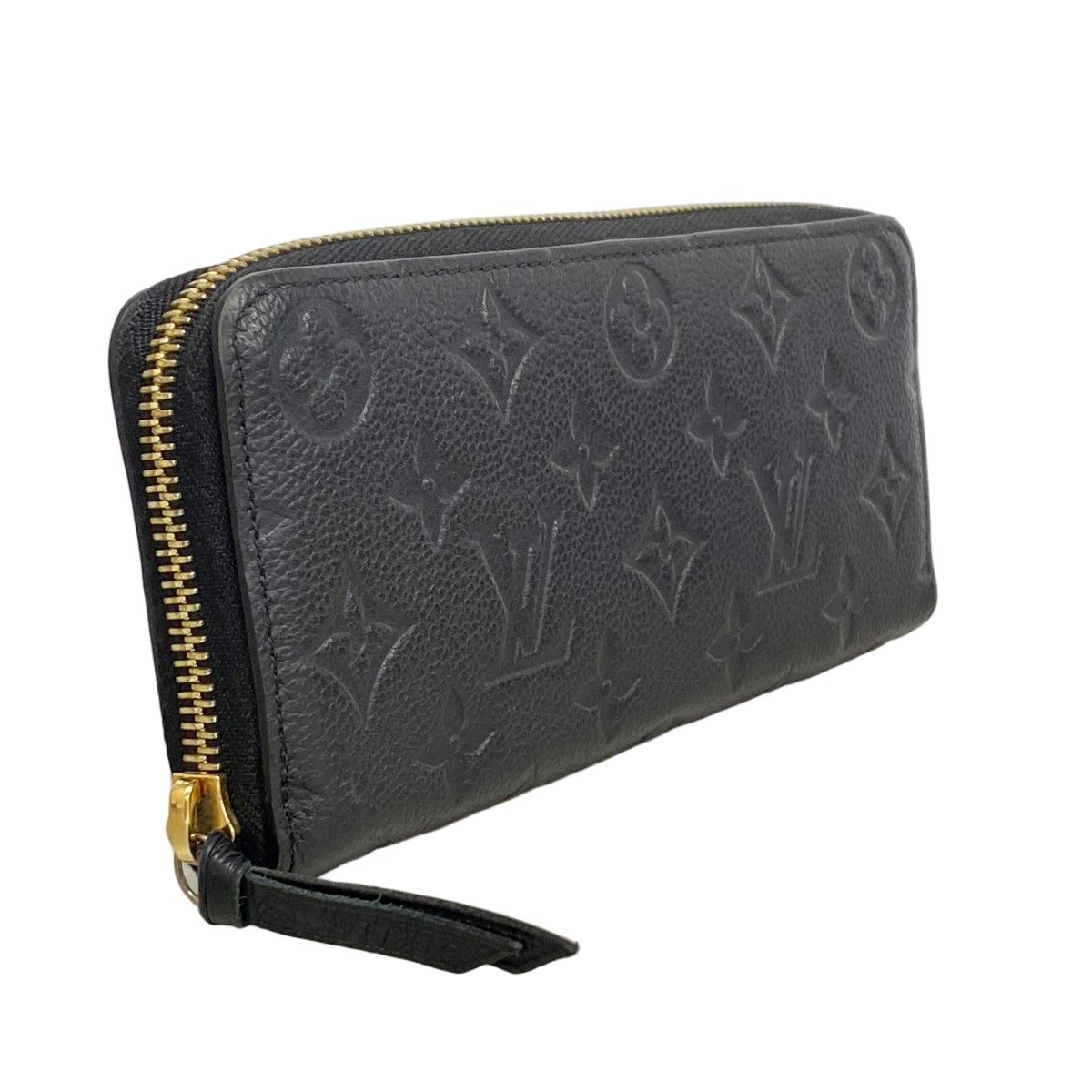 Louis Vuitton Wallet Monogram Empreinte Portefeuille Clemence Noir — view 2