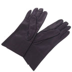 Hermes Hhardware Gloves Goth Leather Purple 0488 — view 2