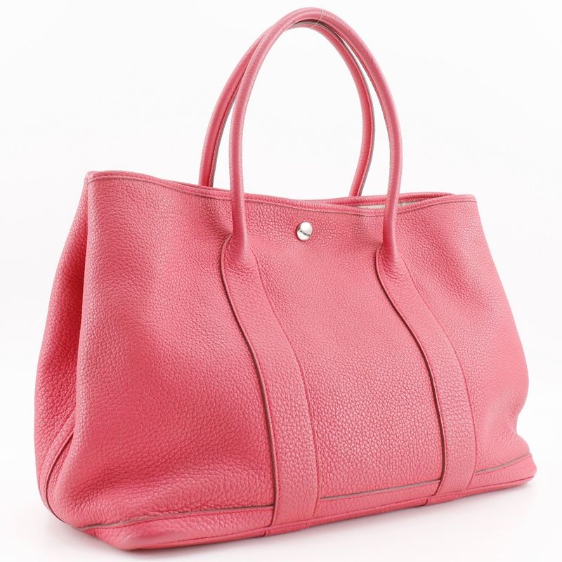 Hermes Garden Party PM Negonda Pink T Tote Bag — view 3