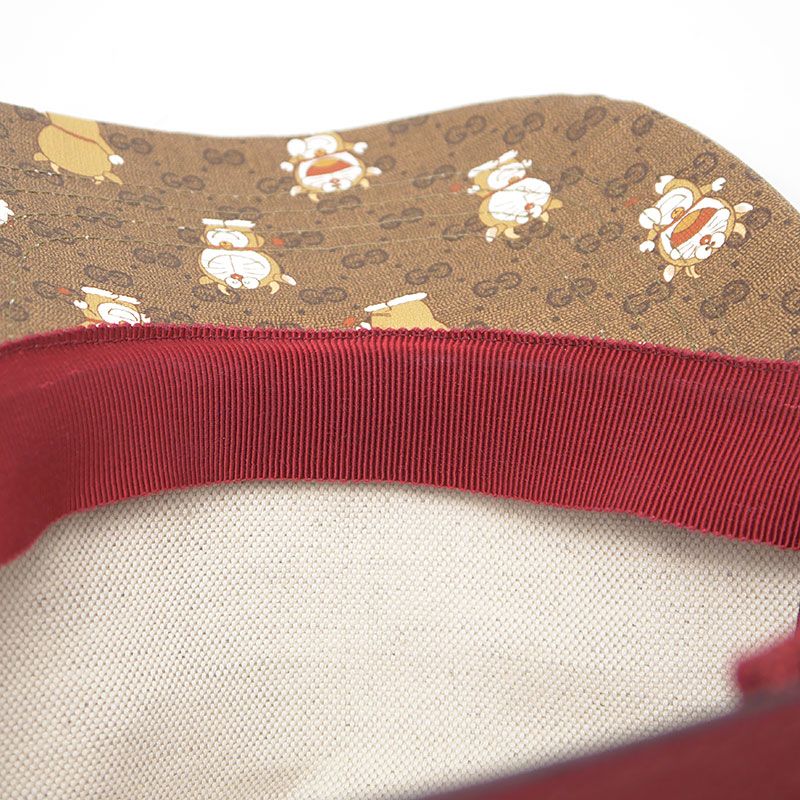 Gucci Doraemon Cap Brown and Red — view 6