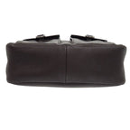 Gucci one Shoulder Bag Leather Dark Brown Handbag 1175 — view 4