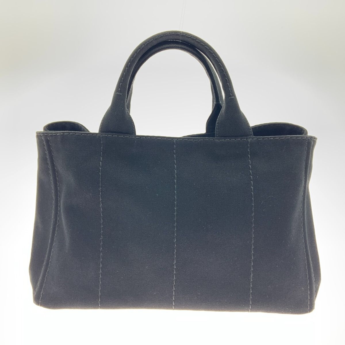 Prada Canapa 2-Way Tote Bag 1 Bg642 Black — view 4