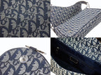 Dior Trotter Line Saddle Bag Navy Silver — view 7