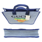 Guccix Oshkosh Collaboration Bag Blue Stripe Children's Line — view 5