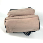 Saint Laurent Paris Backpack Logo Canvas Leather Pink Beige — view 5