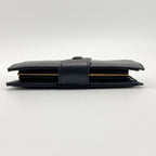 Chanel Coco Mark Clasp Bifold Wallet Black Caviar Leather — view 3