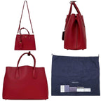 Prada 2 way Bag Red Fuoco Cuir Bn2775 — view 2