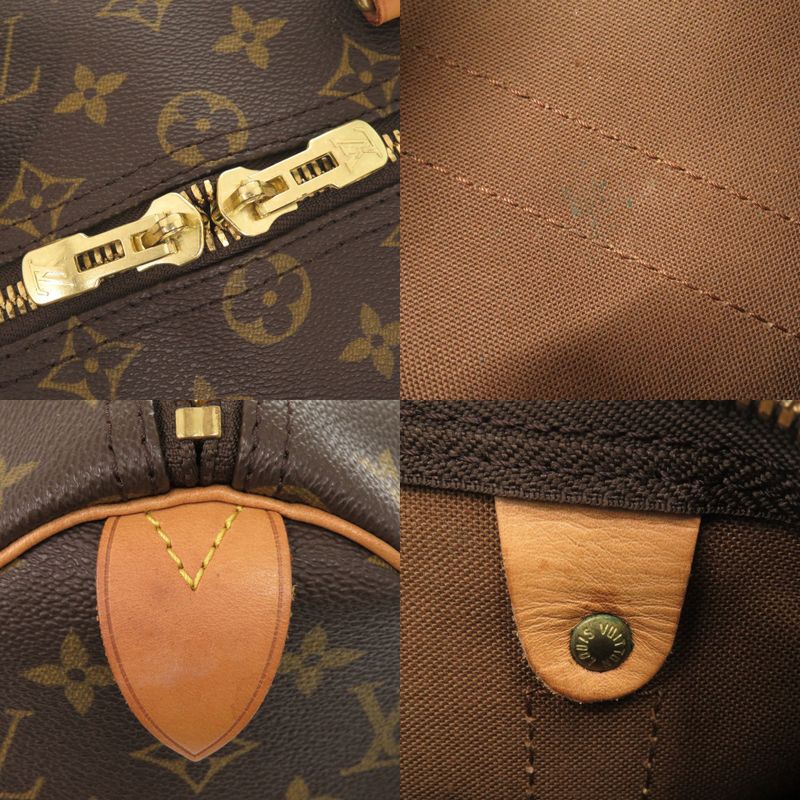 Louis Vuitton Keepall 45 Monogram Brown Boston Bag 0758 — view 8