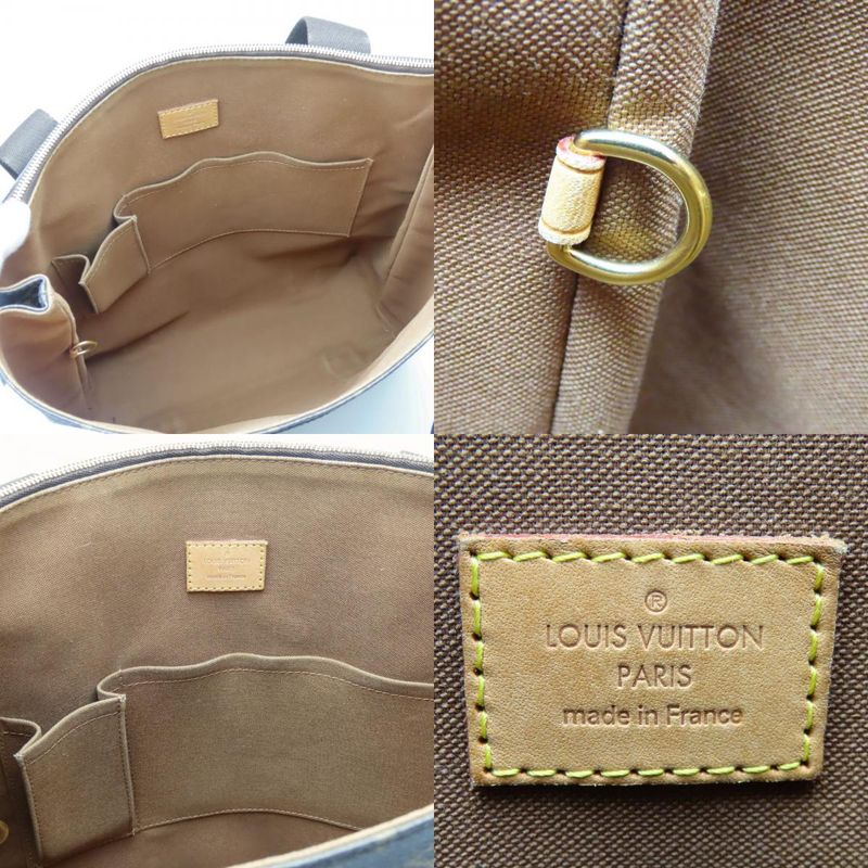 Louis Vuitton Tote Bag Cabas Bobol Monogram Brown Casual A4 Compartment — view 6