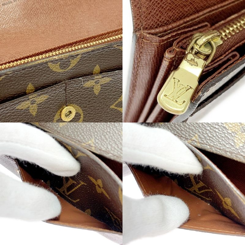 Louis Vuitton Monogram Portefeuille Sarah Brown Long Wallet — view 8