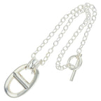Hermes Reponse Response Chaine Dancre Pendant Necklace Lg — view 3