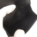 Louis Vuitton Portefeuille Lock Mini Calf Leather Noir Black Trifold — view 5