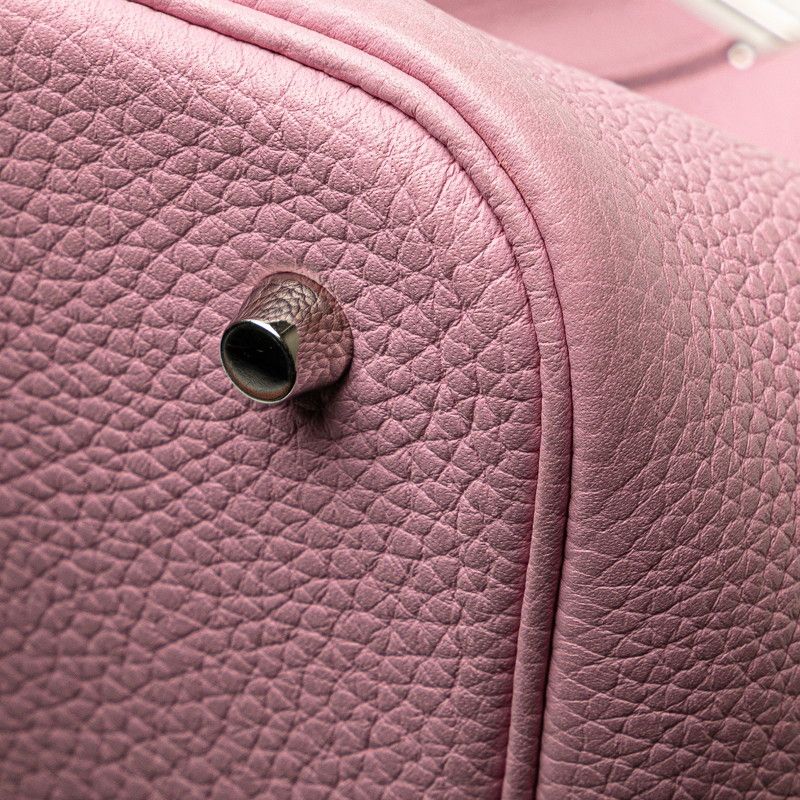 Hermes Picotin Lock MM Mauve Sylvestre Taurillon Clemence — view 4