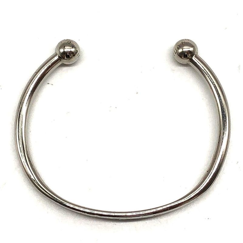 Louis Vuitton Jonk Monogram Bangle Bracelet Accessory Silver — view 7