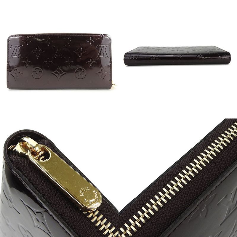 Louis Vuitton Round Zipper Long Wallet Zippy Monogram Vernis — view 3