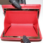 Louis Vuitton Epi Bifold Wallet With Coin Purse In Castilian Red Portefeuille — view 6