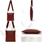 Loewe Shoulder Bag Red Anagram Leather — view 2