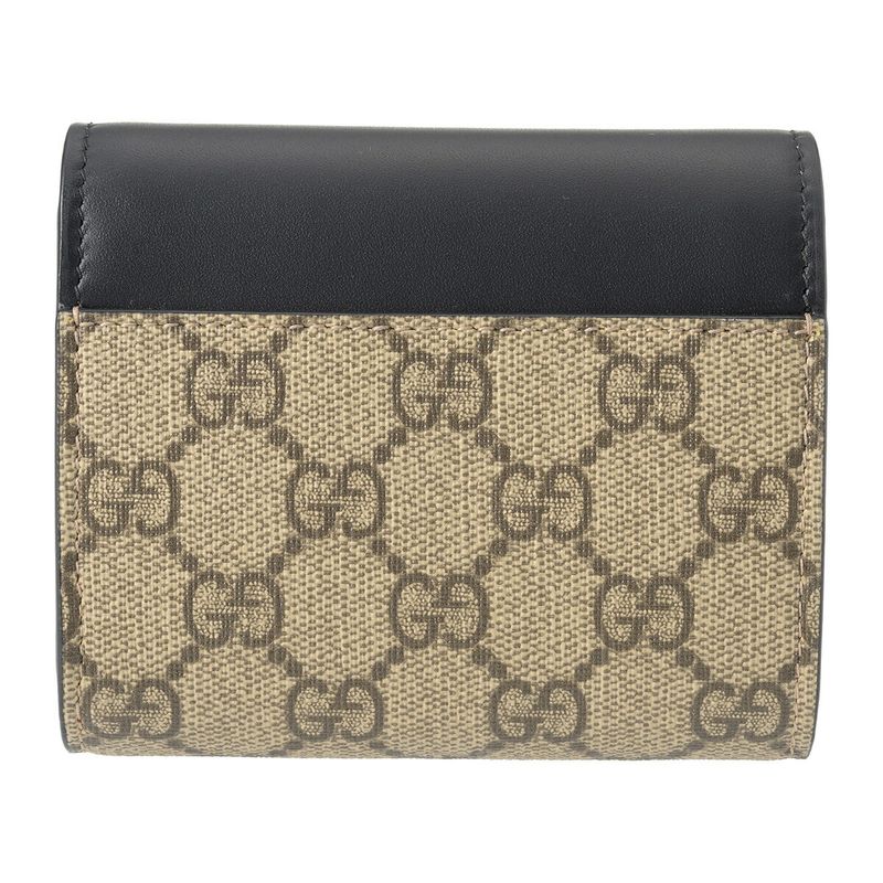 Gucci Bifold Wallet GG Supreme Black — view 2