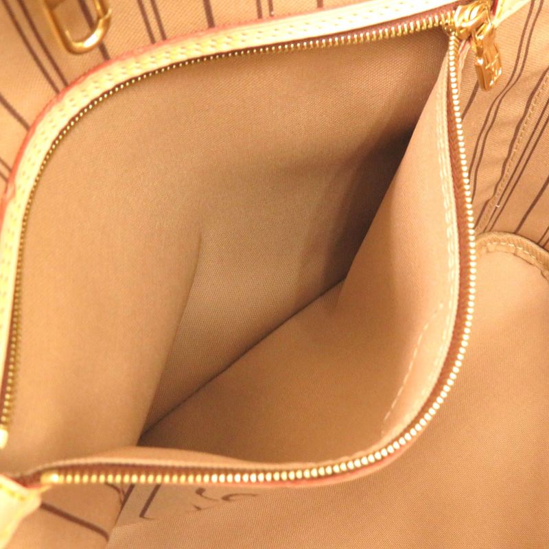 Louis Vuitton Current New Shape Neverfull MM Monogram Rose Beige Tote — view 8