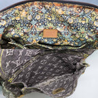Louis Vuitton Bowery Monogram Denim Shoulder Tote Bag Gray — view 8