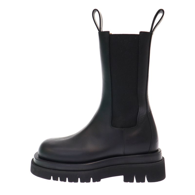 Bottega Veneta Lug Side Gore Chelsea Boots Black 34 — view 2