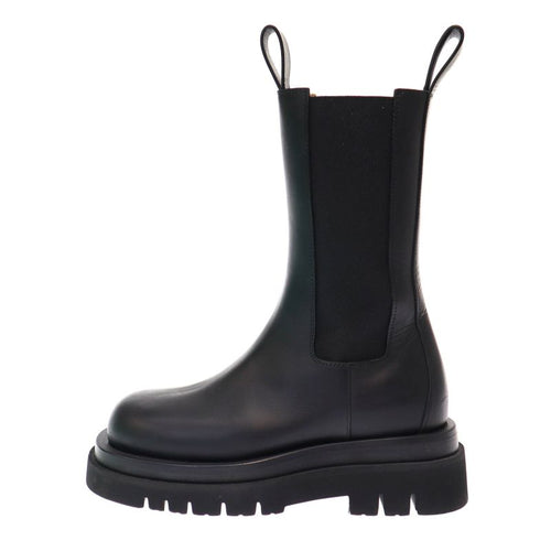 Bottega Veneta Lug Side Gore Chelsea Boots Black 34 — view 2