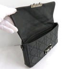 Dior Chain Bag Black Silver Hardware New Rock Cannage Leather — view 6