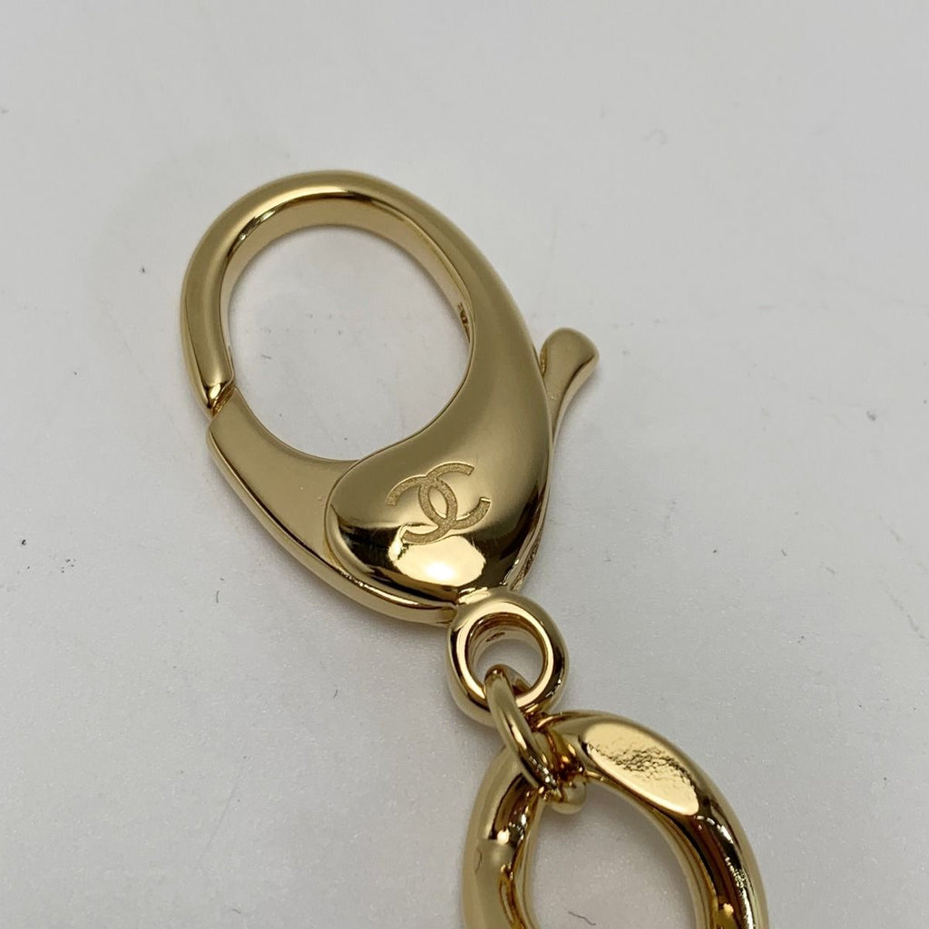 Chanel B24 C Coco Mark Pink Fur Key Holder Charm — view 6