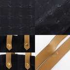 Hermes Amedava Cabas De Poche Long Shoulder Canvas Black Bag — view 8