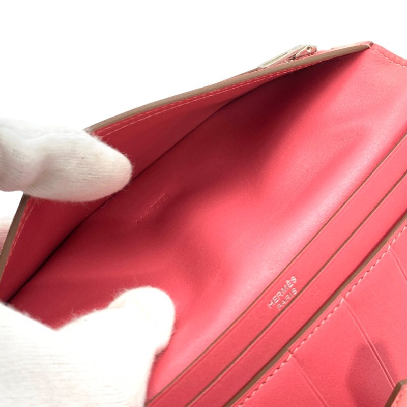 Hermes Bearn Souffle Bi-Fold Long Wallet 11135 — view 7