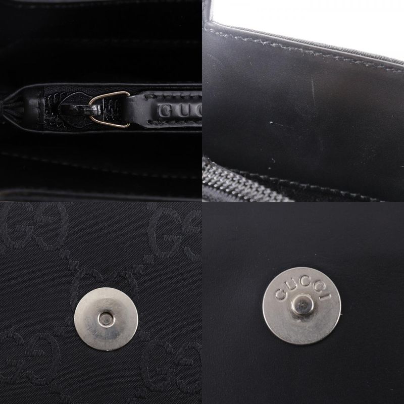 Gucci GG 001.3068 Satin Black Tote Bag — view 9