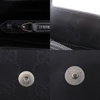 Gucci GG 001.3068 Satin Black Tote Bag — view 9