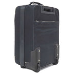 Prada Carry Bag Triangle Logo Case Nylon Leather Navy Silver Hardware — view 2