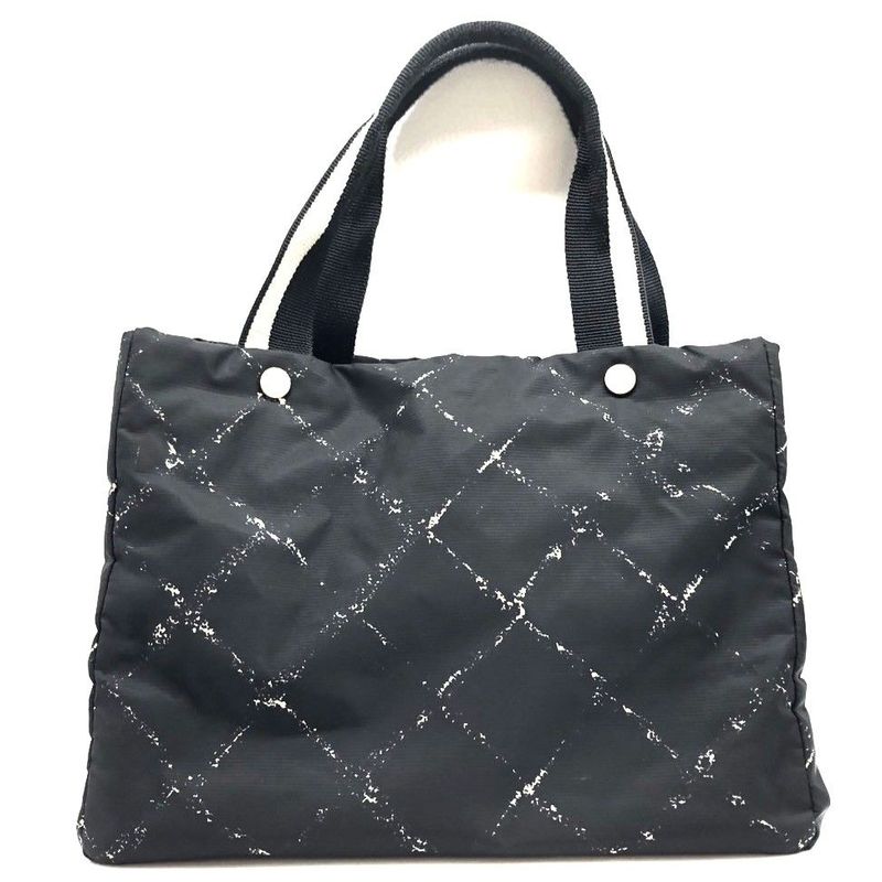 Chanel Former Travel Line Tote Bag 5 th Unit Nylon Black — view 2