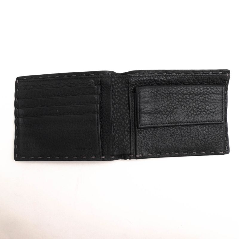 Fendi Wallet Men Leather Gray 7 M0194 O7 N Fogxn Coin — view 5