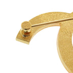 Chanel Bicolor Coco Mark Metal Gold Pink Brooch 0848 — view 5
