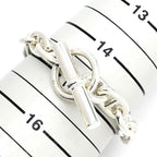 Hermes Bracelet Chaine D'ancre MM Silver 925 14 Frames Star Ring — view 7