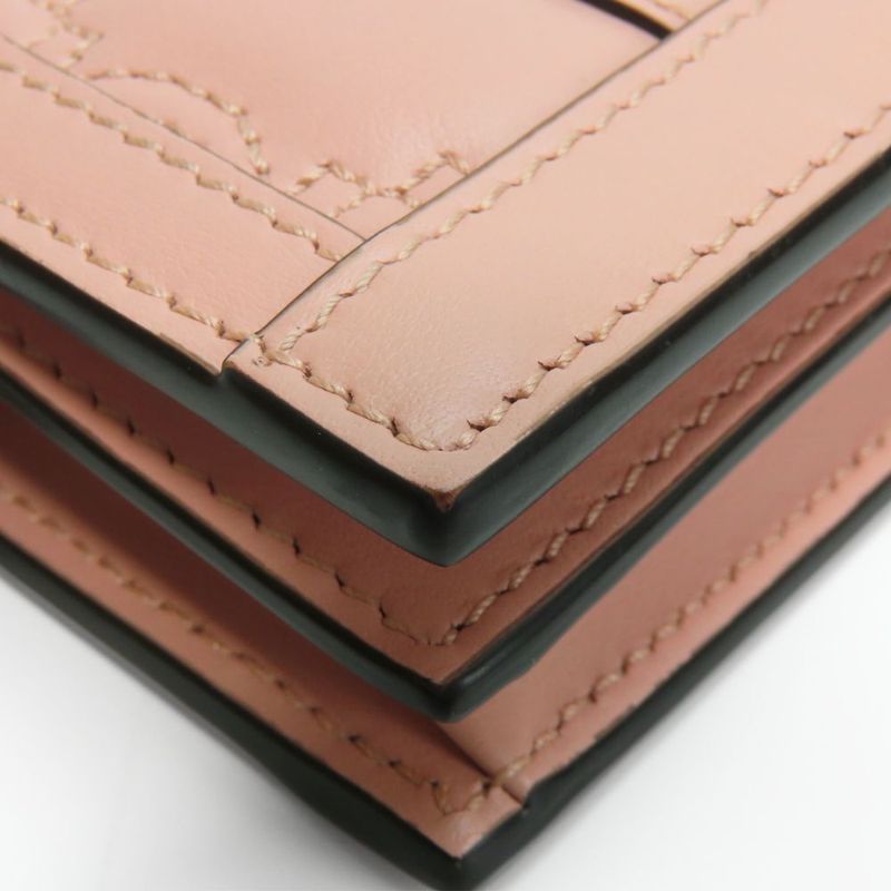 Gucci Bifold Wallet GG Matelasse Leather Pink Gold Hardware Small — view 4