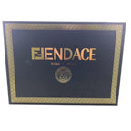Fendi Versace Fendace White Satin Print Low Top 35 — view 7