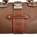 Louis Vuitton Souhari Sienne Epanoui PM Handbag Brown — view 8