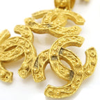 Chanel Necklace 94 A Triple Coco Mark Large Long Chain Vintage — view 5