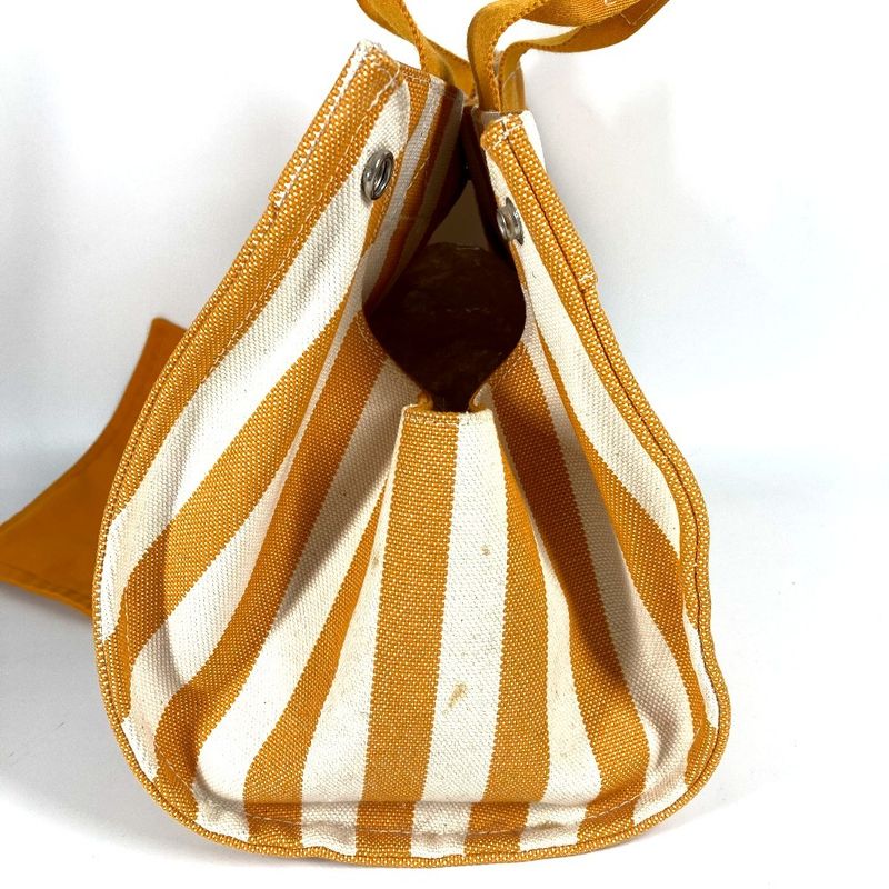 Hermes Handbag Cannes PM Cotton Yellow — view 4