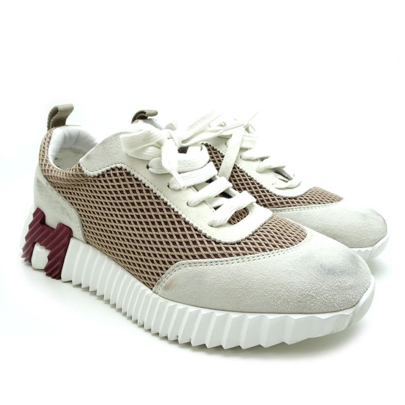 Hermes Beige Size 23.5 Sneakers — view 2