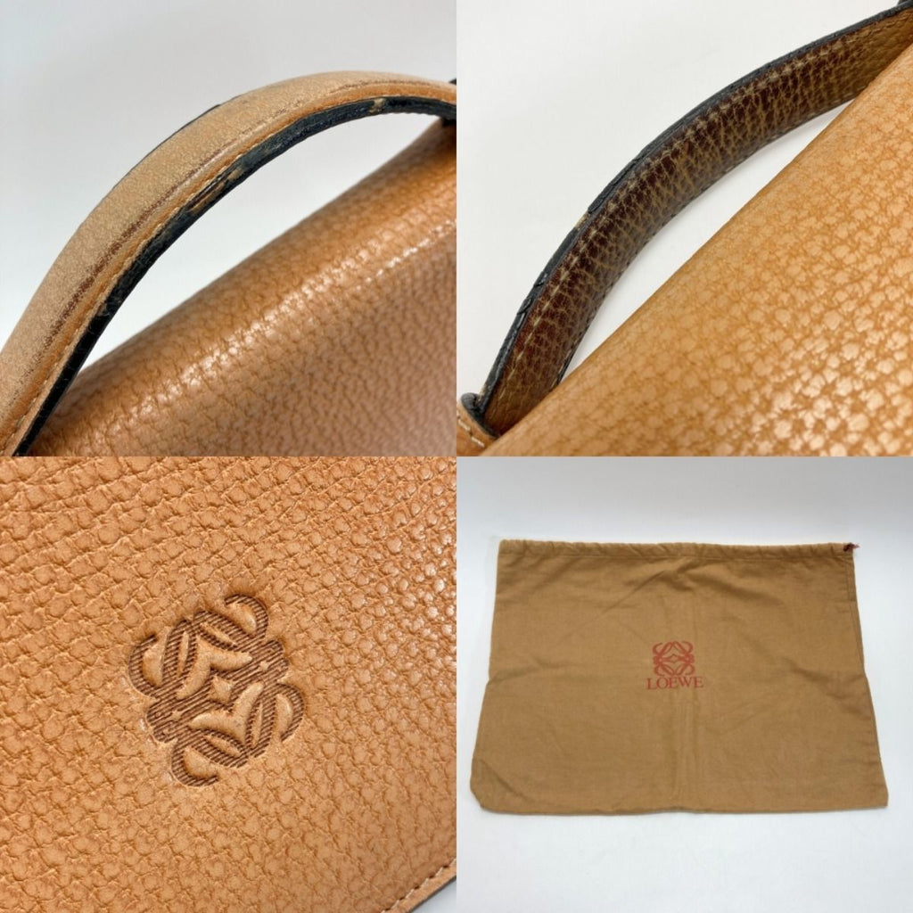 Loewe Anagram Business Bag Brown Leather Briefcase with Hotei — view 9